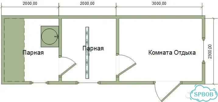 Мобильная баня Домашняя / Баня готовая под ключ фото 10