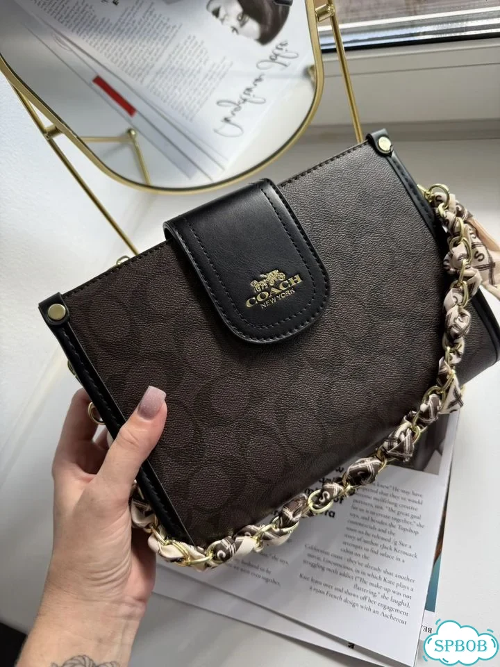 Женская сумка Coach через плечо фото 1
