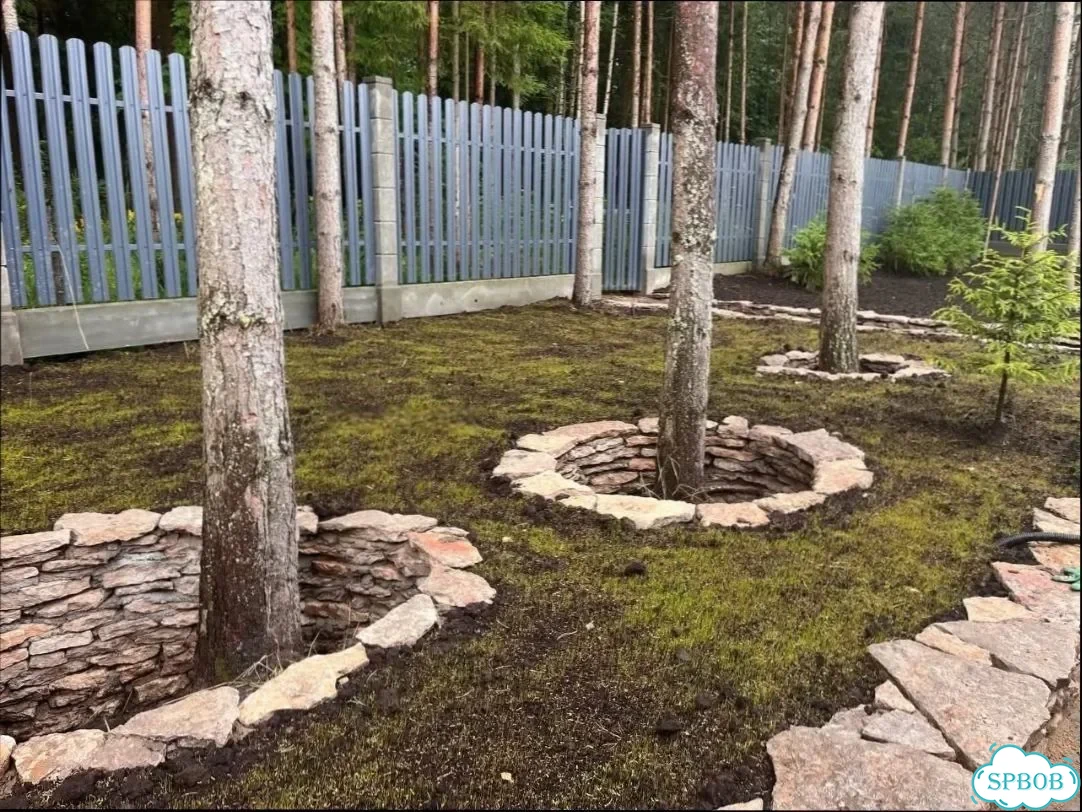 Укладка тротуарной плитки, брусчатки бордюров фото 6