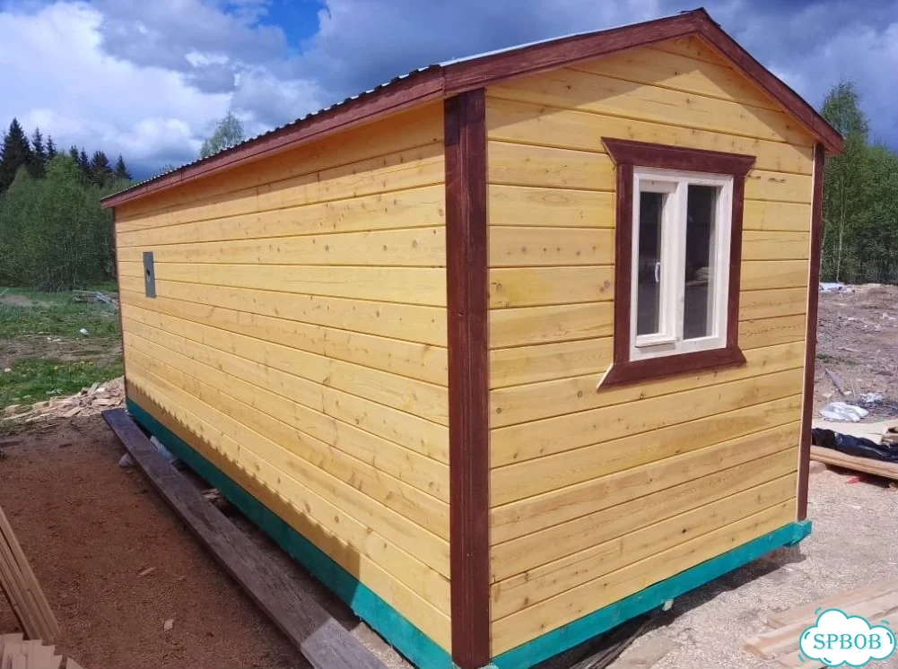 Баня из сухого бруса 6х2.3, на три помещения фото 2