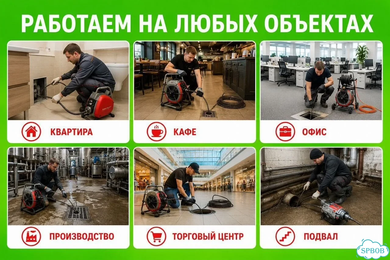 Прочистка канализации. Устранение засоров Гарантия фото 6