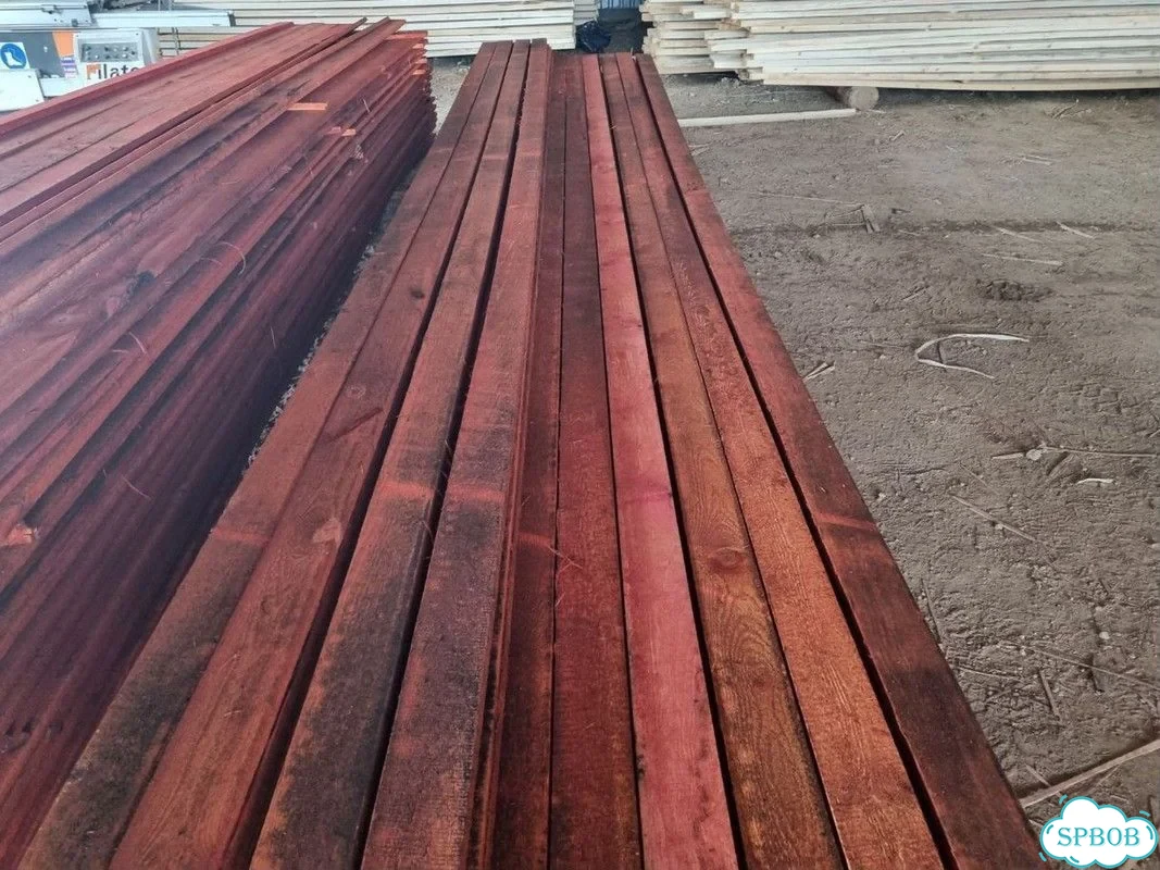 Сухая антисептированная доска 40х100х6000 фото 1