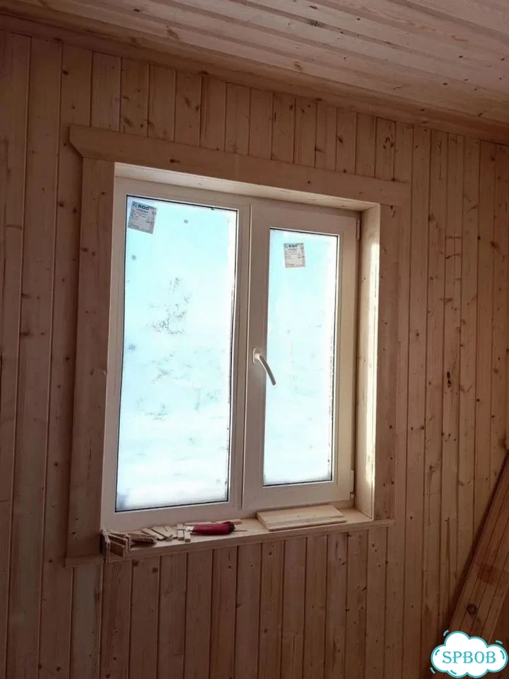 Отделка стен дома имитацией бруса фото 6