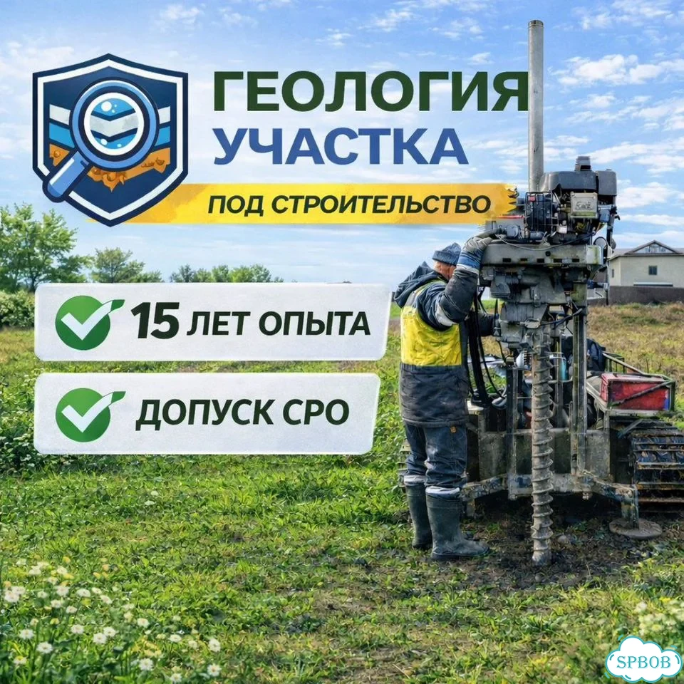 Геологические и геодезические работы на участке фото 1