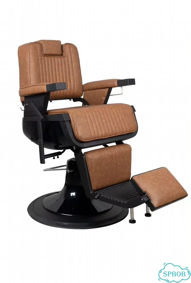Барбер кресло BX-1401R - black-black фото 2
