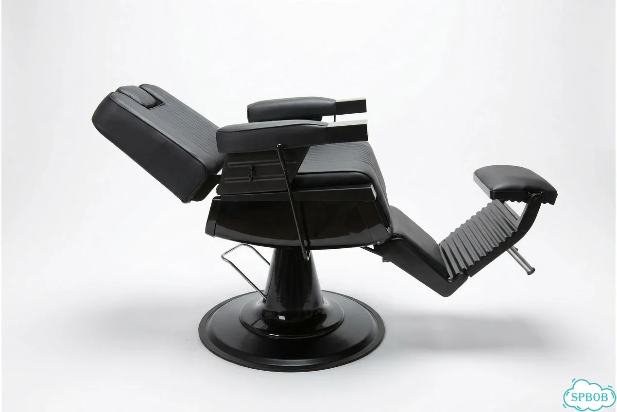 Барбер кресло BX-1401R - black-black фото 4