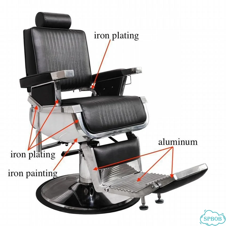 Кресло для барбершопа Lincoln Barber chair фото 2