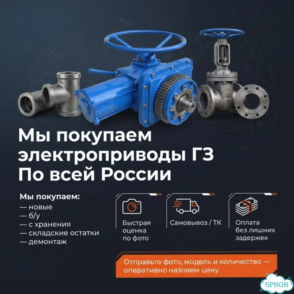 Электроприводы гз — оптом и в розницу фото 1