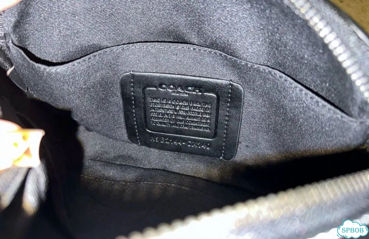 Сумка coach мужская черная фото 4
