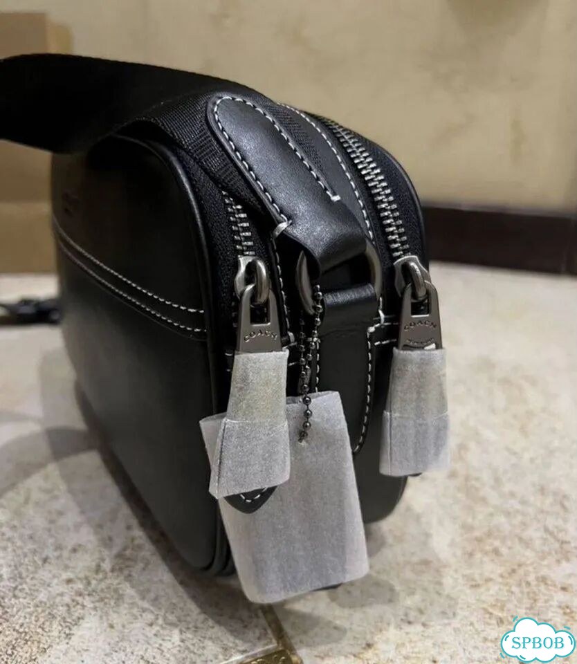 Сумка coach мужская черная фото 6