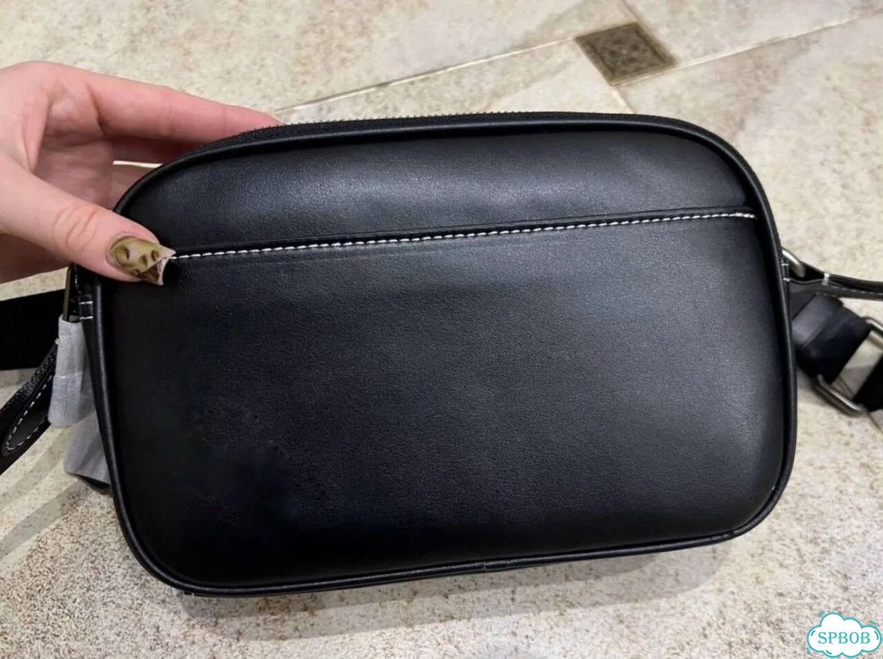 Сумка coach мужская черная фото 7