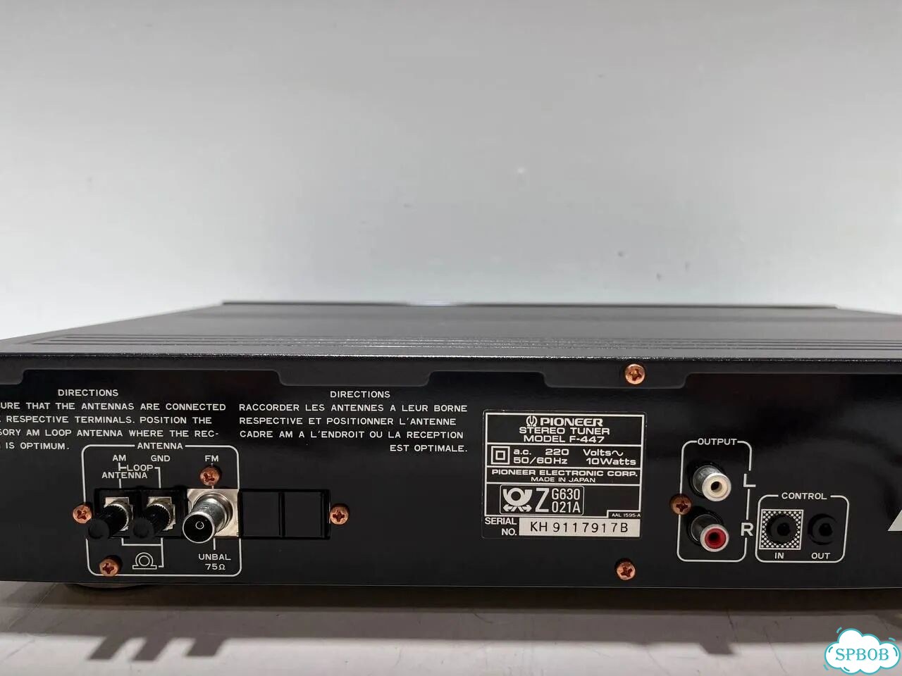 Pioneer F-447 Стерео Тюнер пр-ва Япония фото 9