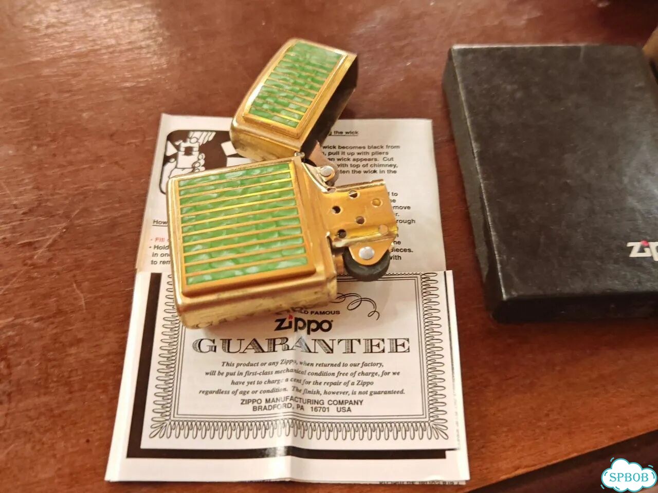 Зажигалка zippo Green marble оригинал фото 3