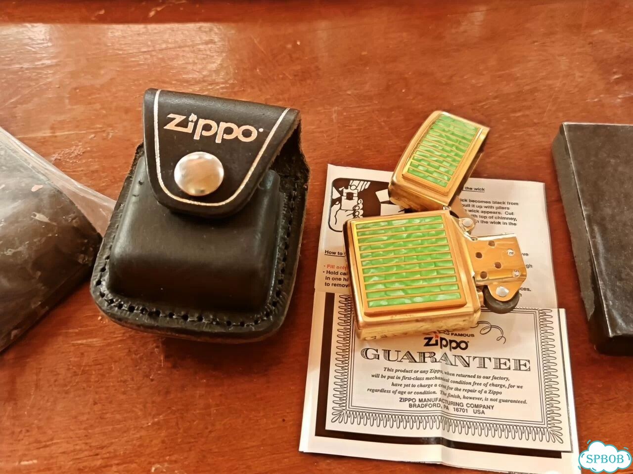 Зажигалка zippo Green marble оригинал фото 4