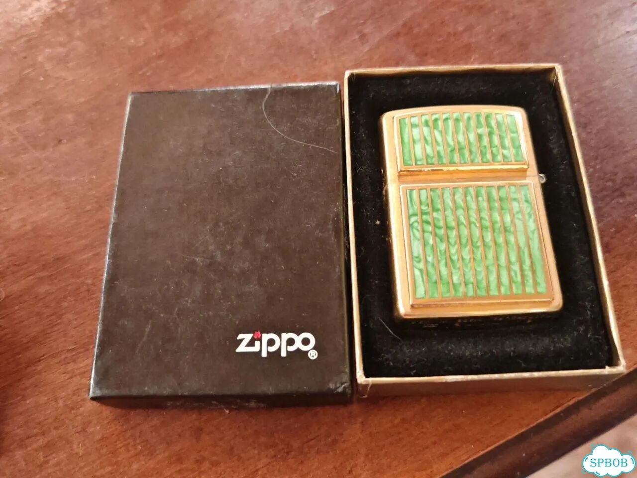 Зажигалка zippo Green marble оригинал фото 7