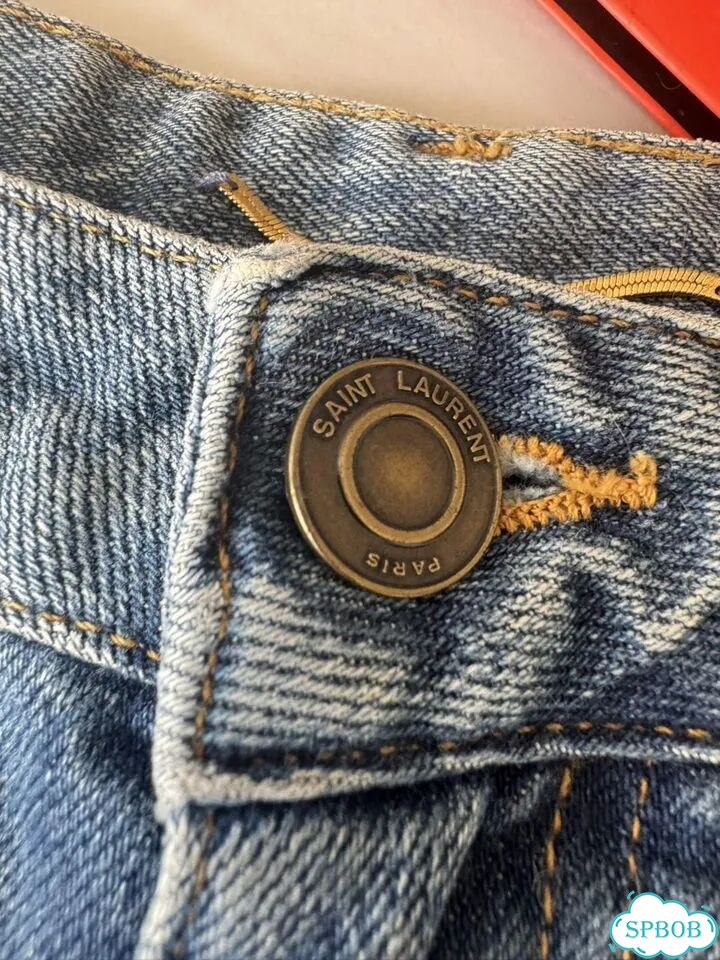 Saint Laurent шорты джинсовые фото 2
