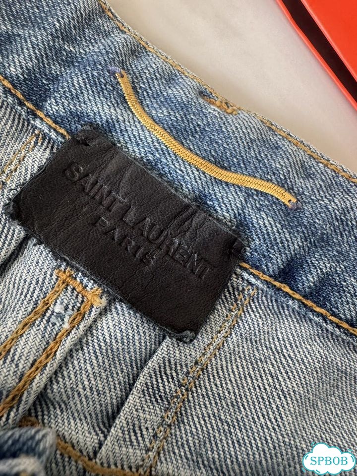 Saint Laurent шорты джинсовые фото 3