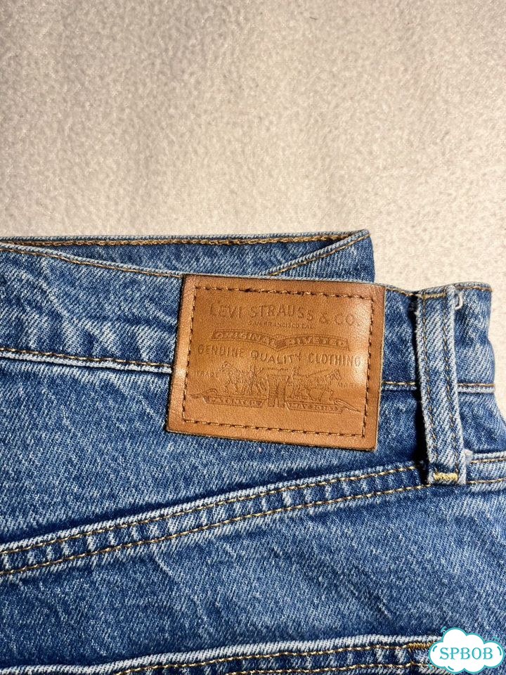 Джинсы levis ribcage straight ankle 28 фото 1