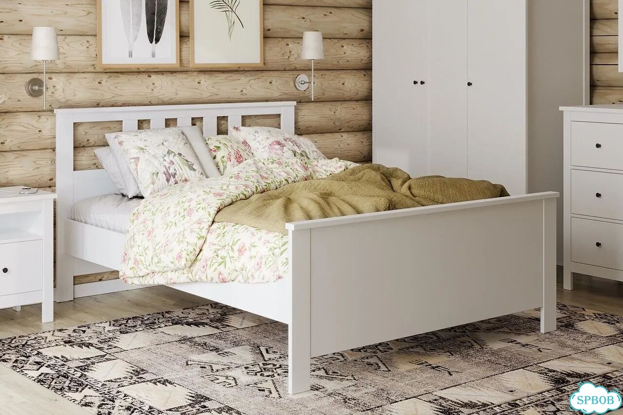 Кровать двуспальная 140×200 SAGA IKEA фото 1
