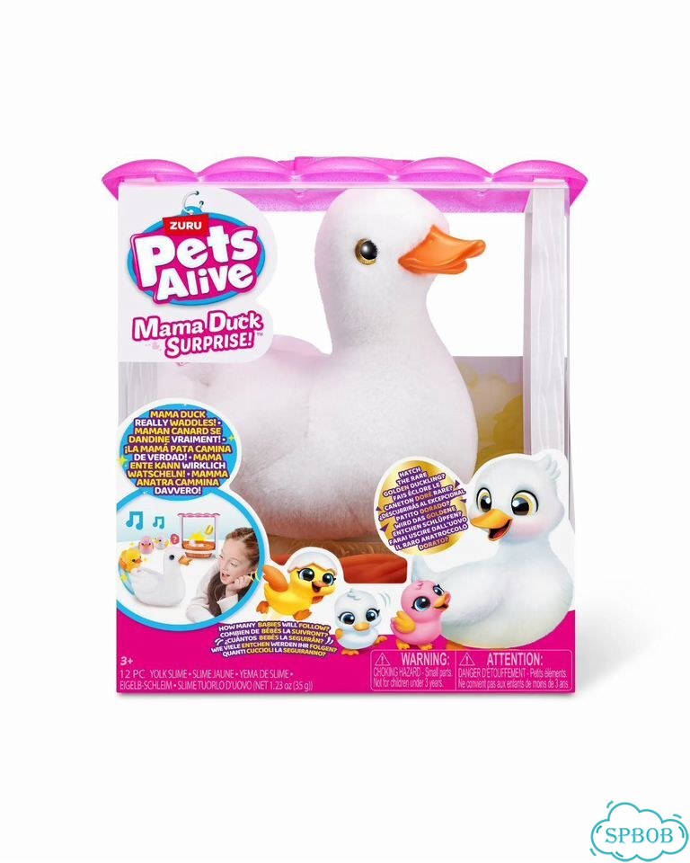 Zuru Pets Alive Интерактивная Мама утка с утятами фото 4
