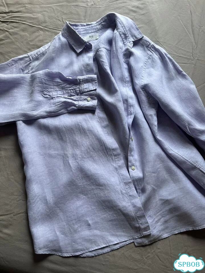 Рубашка uniqlo лён XL фото 1