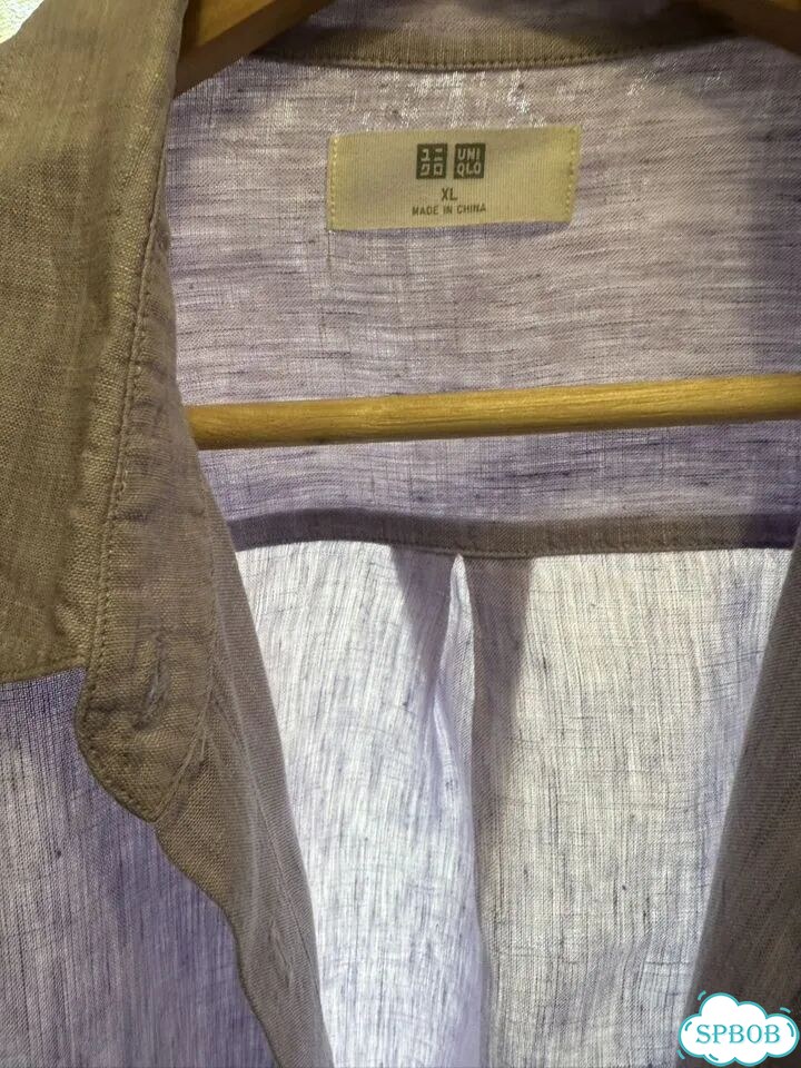 Рубашка uniqlo лён XL фото 7