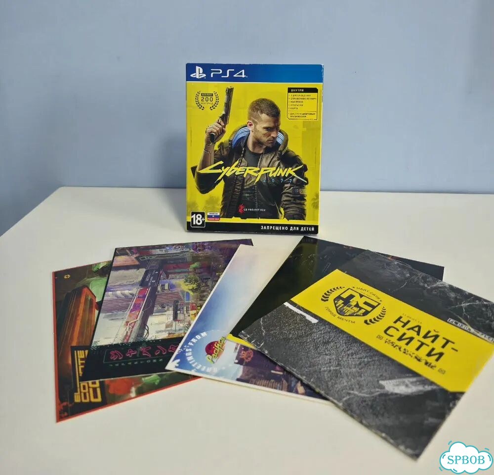 Cyberpunk 2077 ps4 диск фото 1