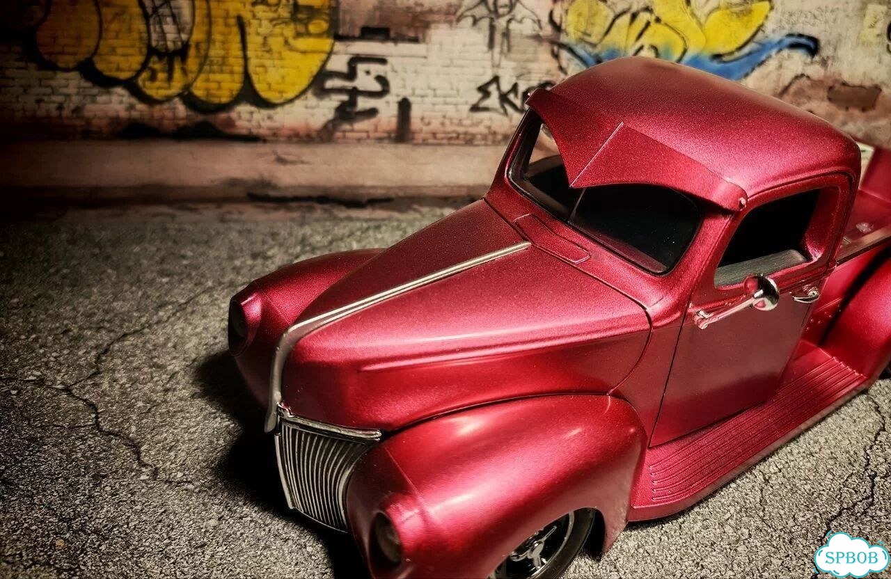 Hotrod pickup ford 1/18 авторская работа фото 2