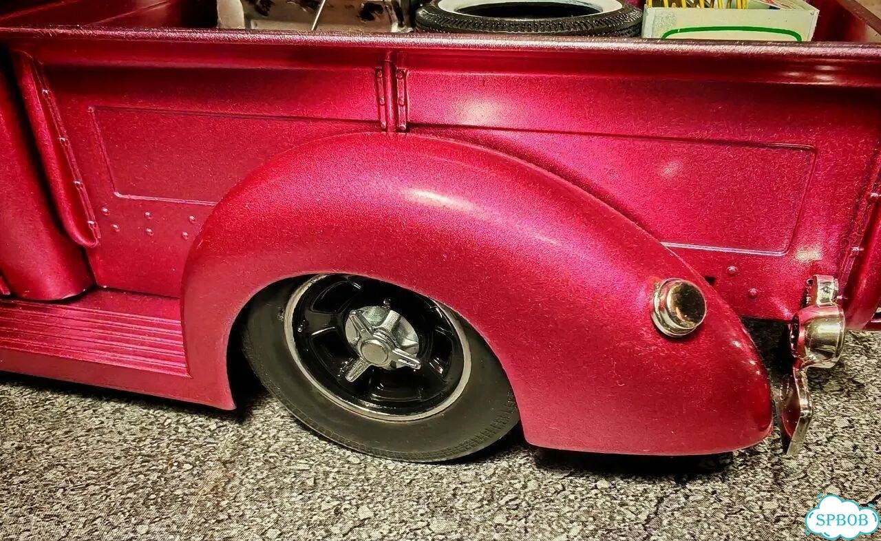 Hotrod pickup ford 1/18 авторская работа фото 6