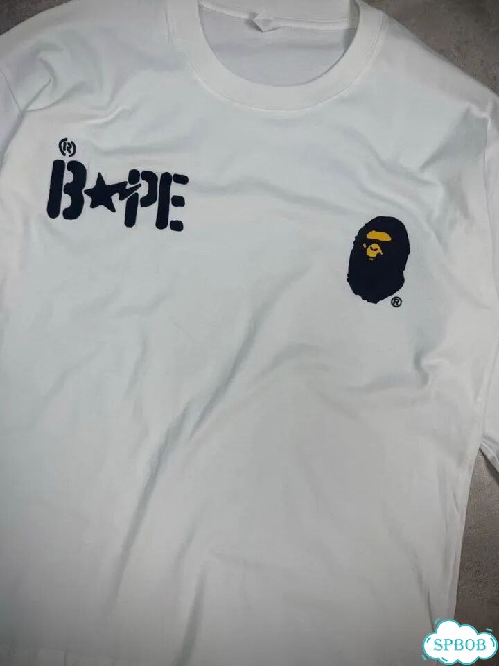 Лонгслив от бренда Bape белый фото 8
