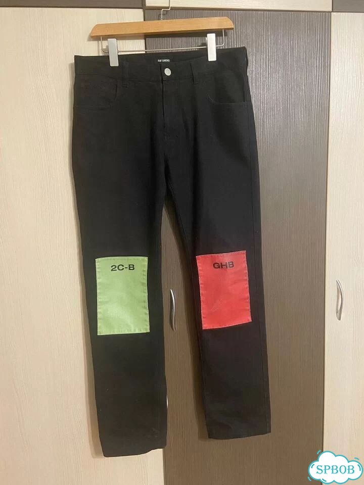 Raf Simons AW18 Drug Patch Black Jeans 2C-B фото 2