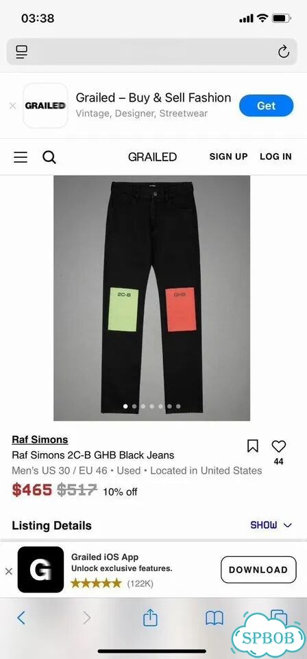 Raf Simons AW18 Drug Patch Black Jeans 2C-B фото 9