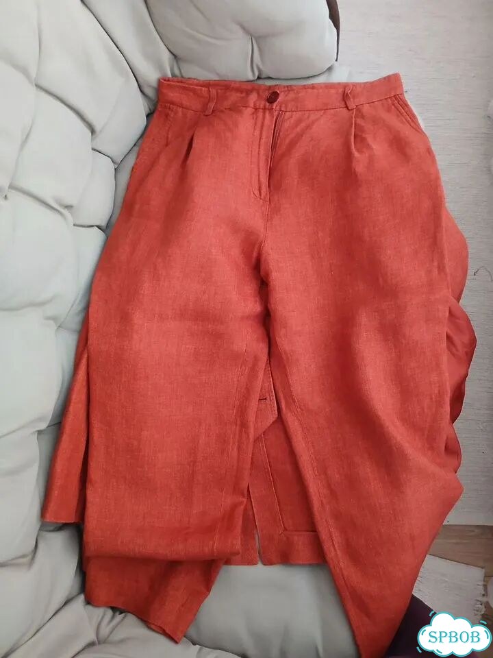 Льняной костюм massimo dutti 40 фото 3