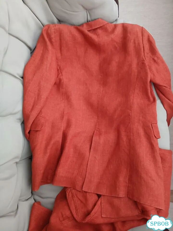 Льняной костюм massimo dutti 40 фото 5