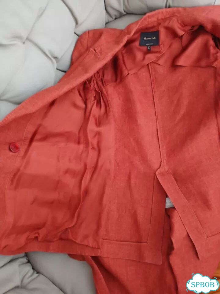 Льняной костюм massimo dutti 40 фото 8