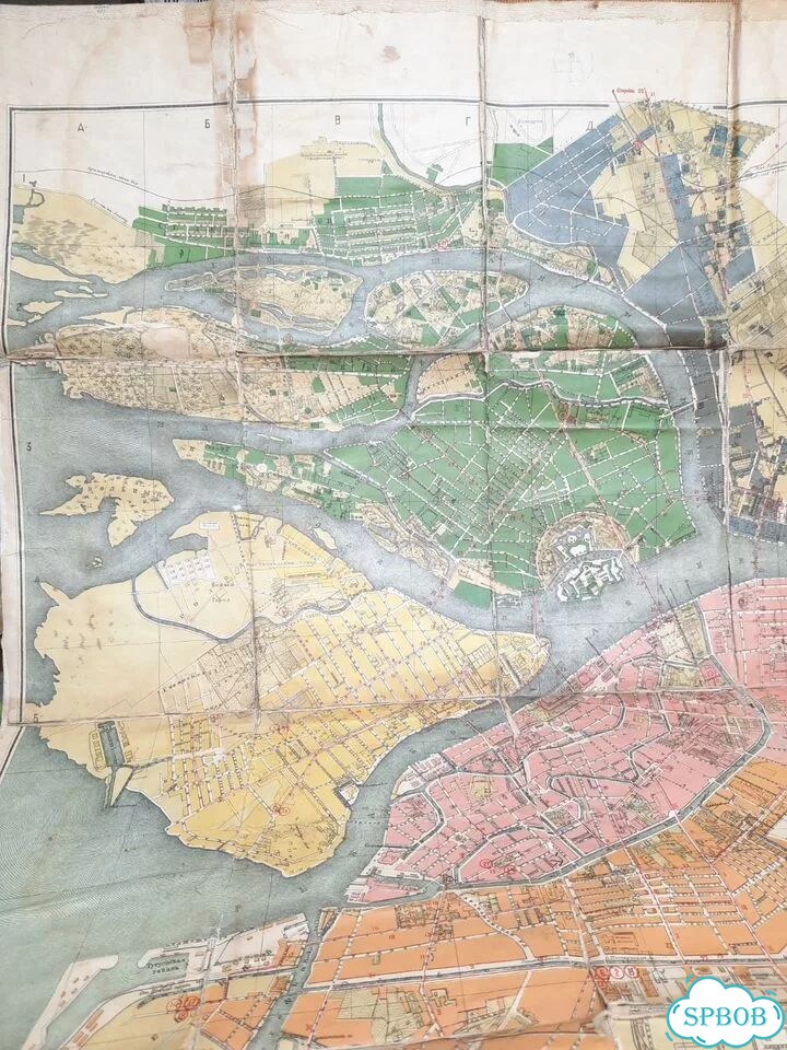Карта 1929г. План Ленинграда фото 7