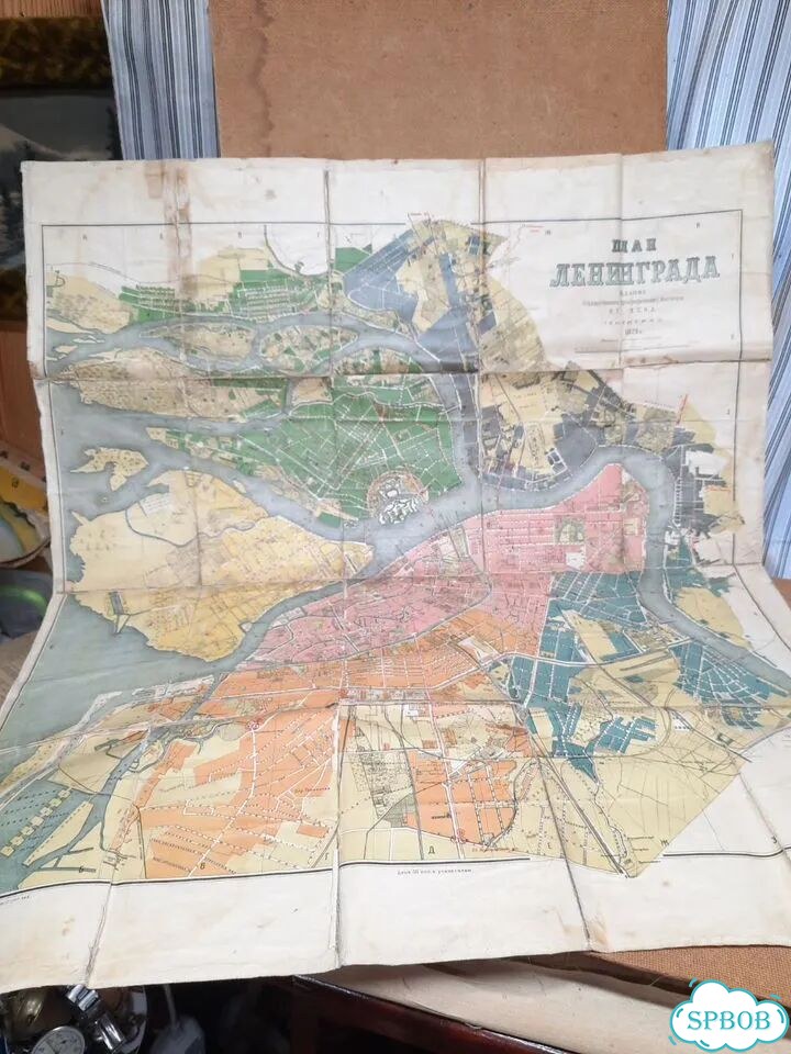 Карта 1929г. План Ленинграда фото 8