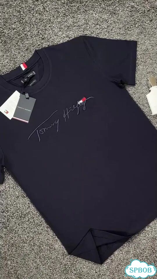 Футболка черная tommy hilfiger фото 1