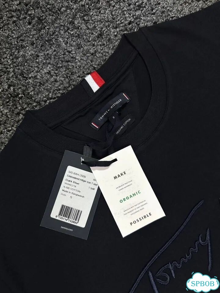 Футболка черная tommy hilfiger фото 4