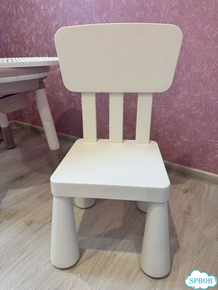 Детский стол и стул IKEA маммут фото 2