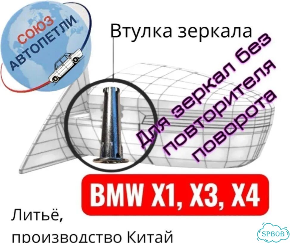 Втулка корпуса зеркало BMW X3 e83 фото 1