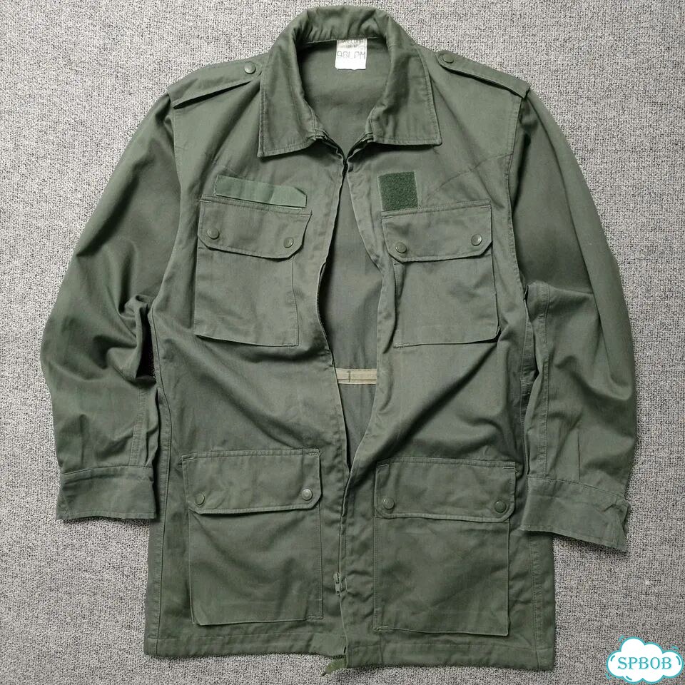 French army vintage jacket. olive фото 3