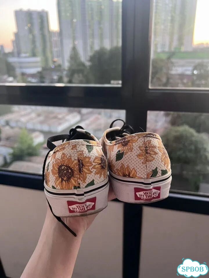 Кеды vans женские 38 с подсолнухами фото 2