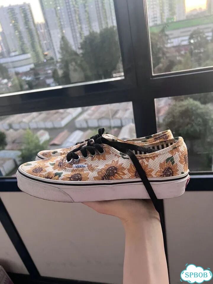 Кеды vans женские 38 с подсолнухами фото 3