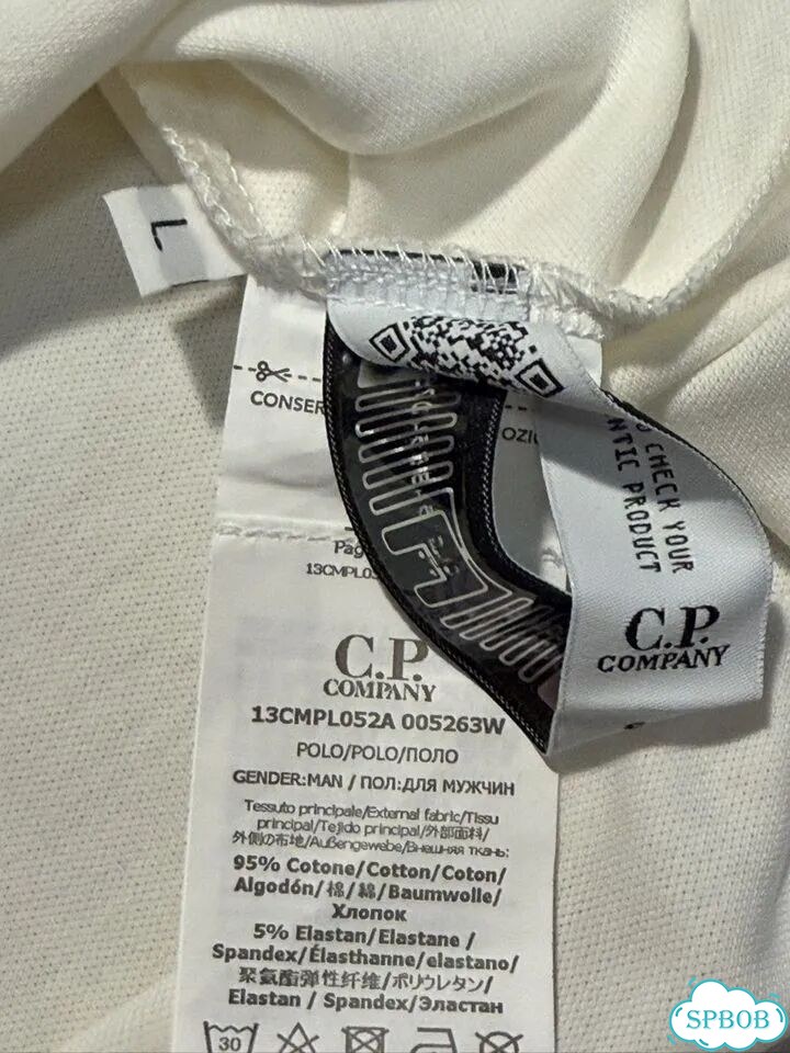 Поло C.P Company (M, L) slim оригинал фото 9