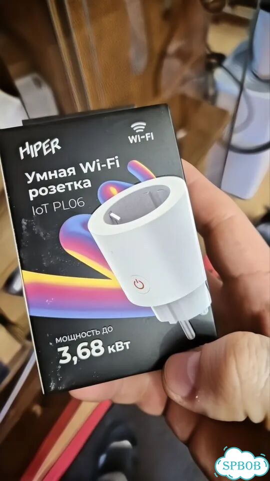 Умная розетка hiper iot pl06 фото 1