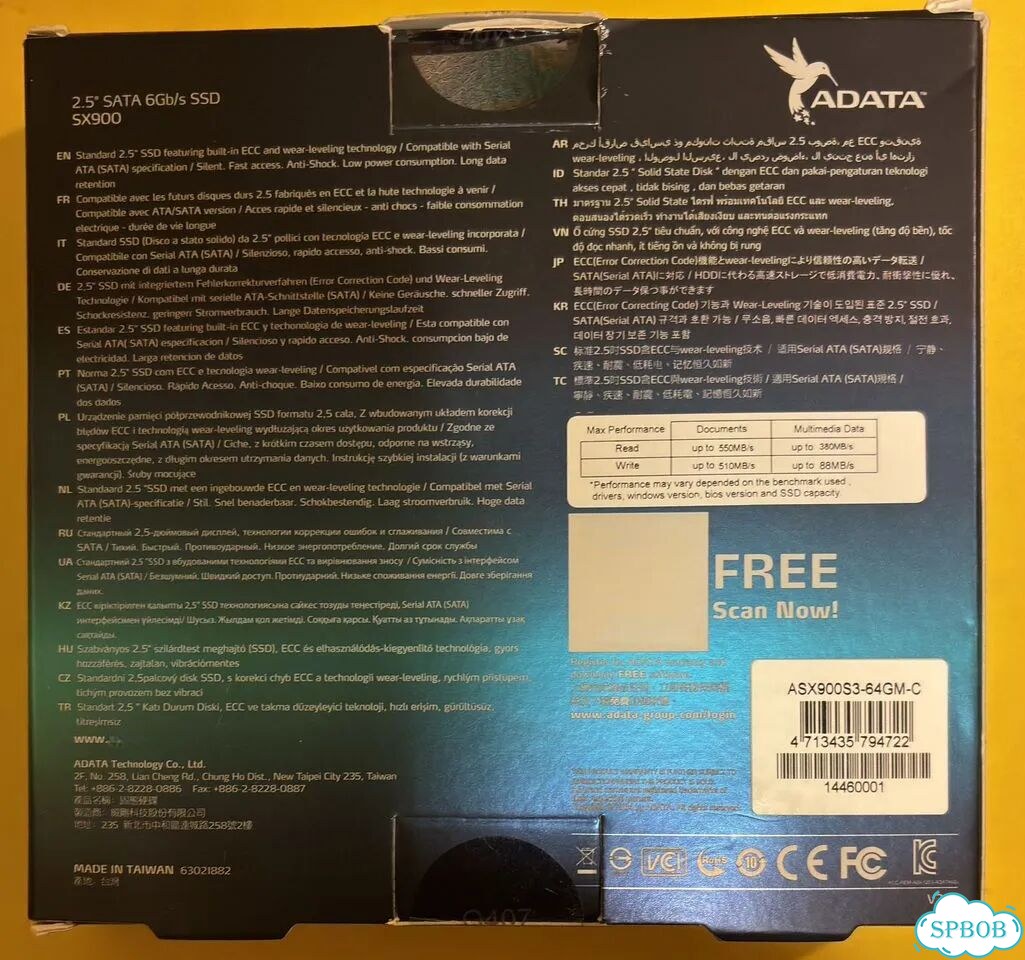 Adata SX900 64GB фото 8