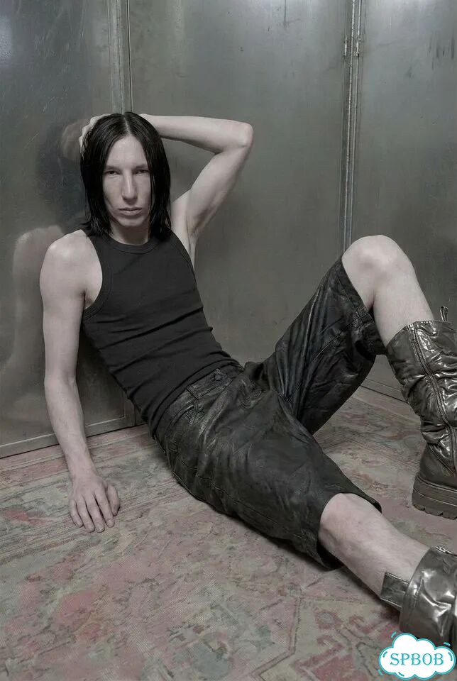 Шорты rick owens waxed 2000x 00s фото 5