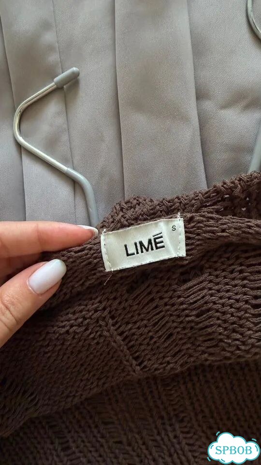 Топ сетка вязаный lime фото 2