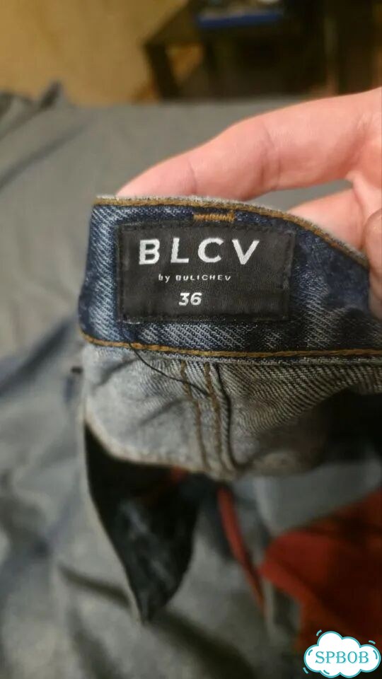 Джинсы blcv Seda Baggy Smoke Blue фото 2